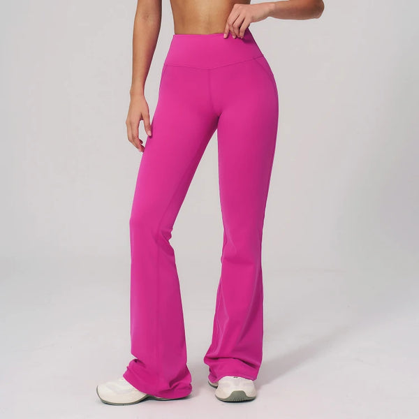 SPARK Cloud-Like High Waist Hip Lift Flared Pants ZC3091-2
