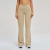 SPARK Cross High Waist Flared Pants for Women ZC2030