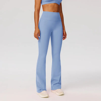 SPARK Women's High-Waist Butt-Lifting Yoga Flared Pants YEL52338
