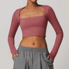 SPARK Long Sleeve Yoga Crop Top ZC8662