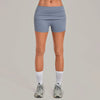 SPARK Women’s Fold-Over Waist Invisible Scrunch Yoga Shorts TF8402