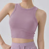 SPARK Women's Ribbed High Neck Yoga Vest DS116245