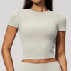 SPARK High Elasticity Breathable Yoga T‑Shirt for Women ZC9616