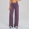 SPARK Women's Crossover Waist Wide Leg Yoga Pants ZC5544