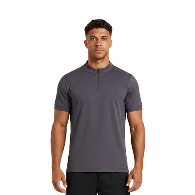 SPARK Men's Half-zipper Quick Dry Athletic T-Shirt SY81053