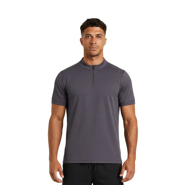 SPARK Men's Half-zipper Quick Dry Athletic T-Shirt SY81053