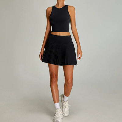 SPARK New Pleated Tennis Skirt Set For Women YJ0240