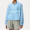 SPARK Women's Loose-Fit Outdoor Windbreaker Casual Yoga Jacket YEL22617