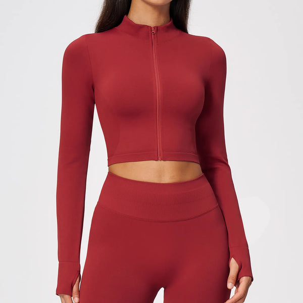 SPARK Seamless Women’s Cropped Yoga Fitness Jacket ZC5112