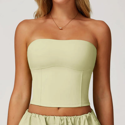 SPARK Sun-Protective Fitness Crop Tube Top ZC2000