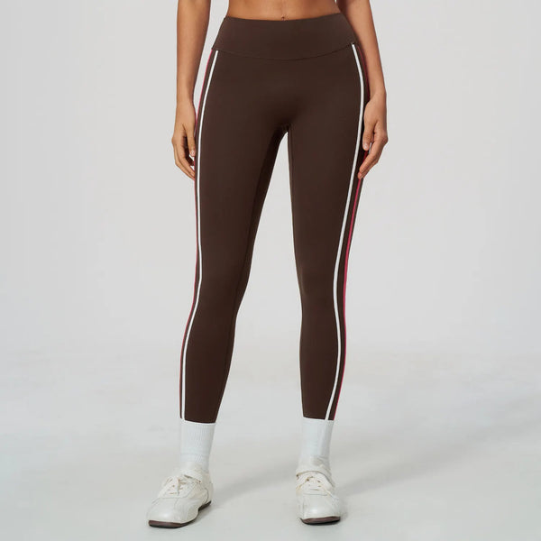SPARK Women’s Color-Block High-Waisted Tummy Control Yoga Leggings ZC2578