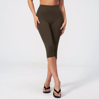 SPARK High Waist Capris Pants For Women ZC5529