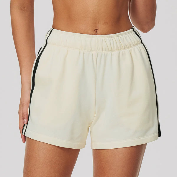 SPARK Women’s Color Block Thick Athletic Shorts | Low-Rise Slimming Workout & Casual Shorts ZC3005