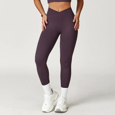 SPARK Seamless Crossover Waist Workout Leggings ZC4596