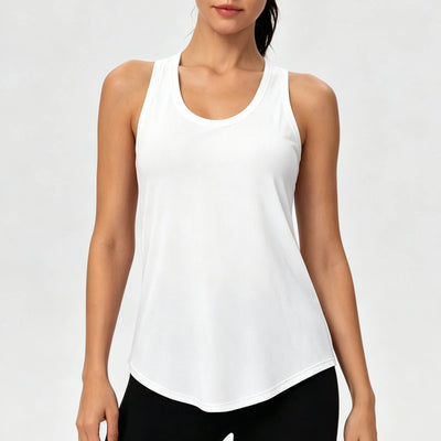 SPARK Women's Summer Cool Fabric High Elastic Yoga Tank Top YEL12131