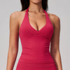 SPARK Seamless V-neck Halter Yoga Fitness Tank Top ZC2557