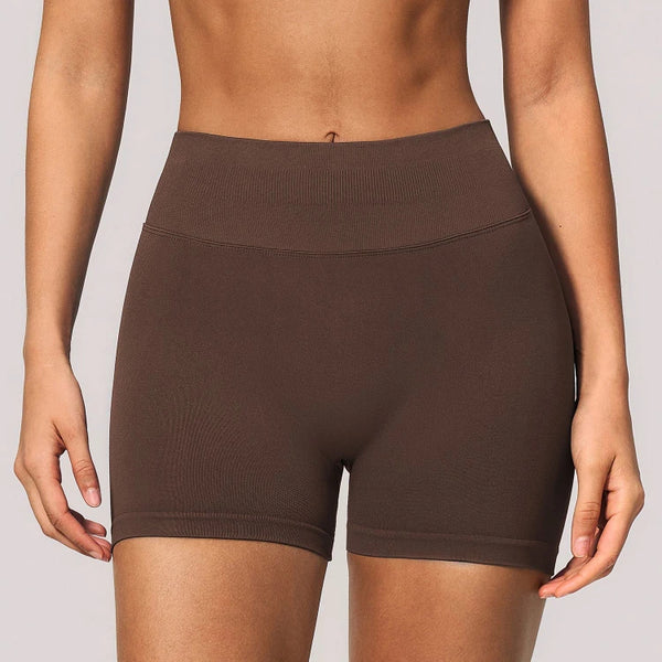 SPARK Women's Seamless High-Waisted Butt-Lifting Yoga Athletic Shorts ZC4535
