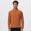 SPARK Men’s Half-Zip Lightweight Warm-Up Pullover Long Sleeve YEL61527