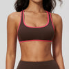 SPARK Women’s Cutout Crossover Back Naked-Feel Sports Bra ZC2578