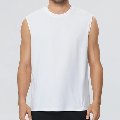 SPARK Men's Loose Fit Muscle Sports Tank Top YEL61145