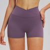 SPARK Women's Crossover Waist Yoga Shorts ZC5544