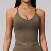SPARK Seamless Halter Neck Y-Back Yoga Fitness Tank Top ZC3595