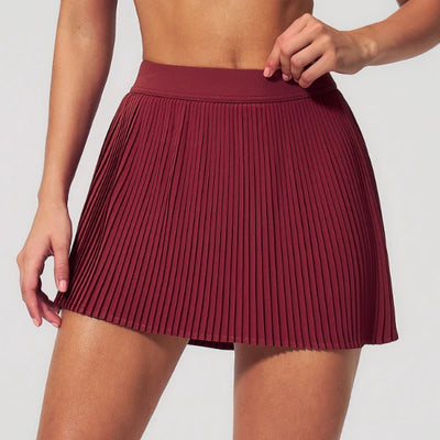 SPARK Women's Cloud Feeling Breathable Yoga Workout Pleated Skirt ZC8782-2