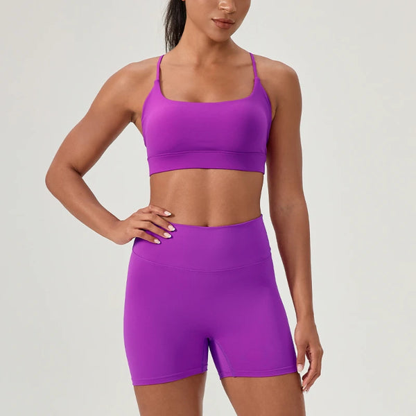 SPARK Women‘s Spring Activewear Yoga 2 Piece Set YEL52758+52459