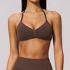 SPARK Women's Seamless Halter Push-up Yoga Sports Bra ZC4535