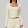 SPARK Women's Long-Sleeve High Stretch Slim-Fit Yoga Top ZC9599