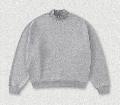 SPARK Half Turtleneck Loose Unisex Sweatshirt TH25810