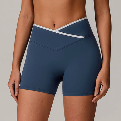 SPARK Crossover Waist Gym Shorts ZC8843