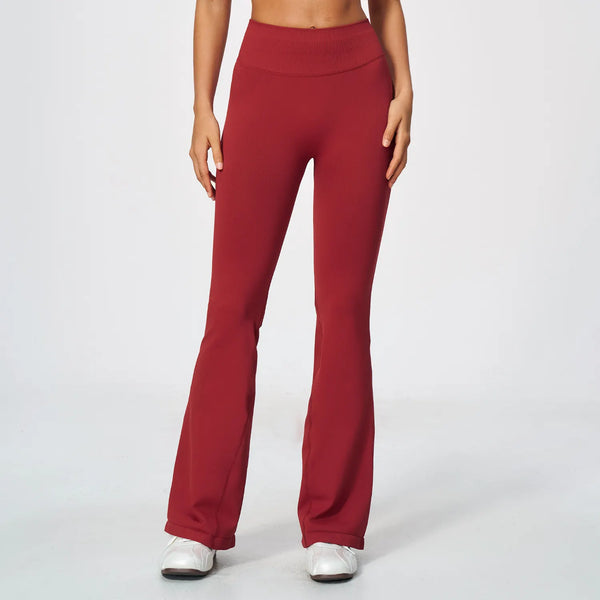 SPARK Seamless High-Waist Scrunch Butt Lifting Yoga Flare Pants ZC5112