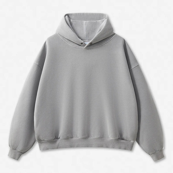 SPARK Unisex Washed-Style Plush-Lined Sweatshirt Set PL8305