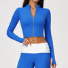 SPARK Women’s Cropped Style Yoga Fitness Jacket ZC9666