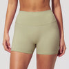 SPARK Contrast Color High Waist Yoga Shorts ZC2036