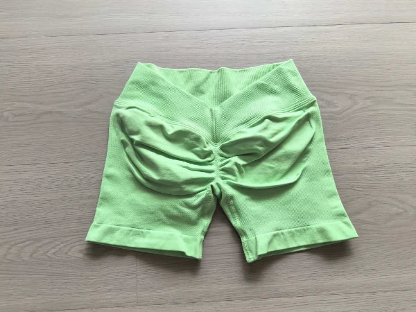 SPARK Seamless V Back Waist Butt Lifting Workout Shorts OD5188