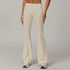 SPARK Recycled Folded Waist Yoga Flared Pants ZC8998