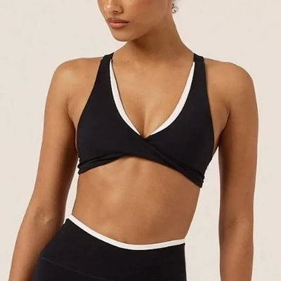 SPARK Women's Shockproof Twisted Criss-cross Yoga Bra YB85