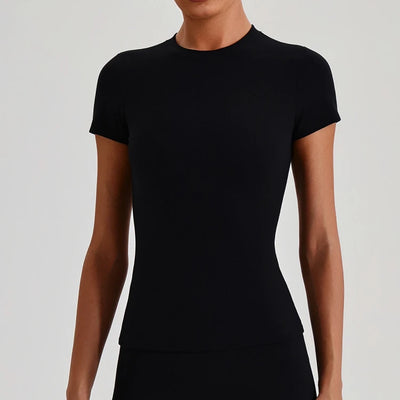 SPARK Women's Slim Quick-Drying Short-Sleeve Yoga Top LQ2009