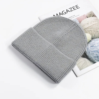 SPARK Unisex Thick Knit Beanie | Warm Winter Cuffed Hat with Ear Coverage