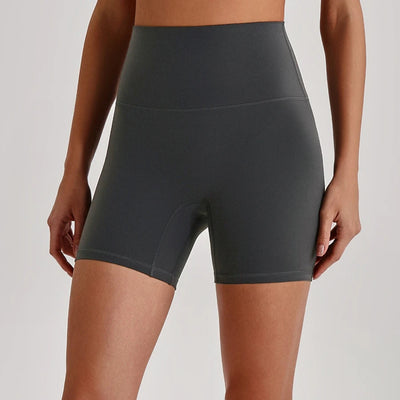 SPARK Women’s Naked-Feel High-Waisted Athletic Cycling Fitness Shorts LQ4073