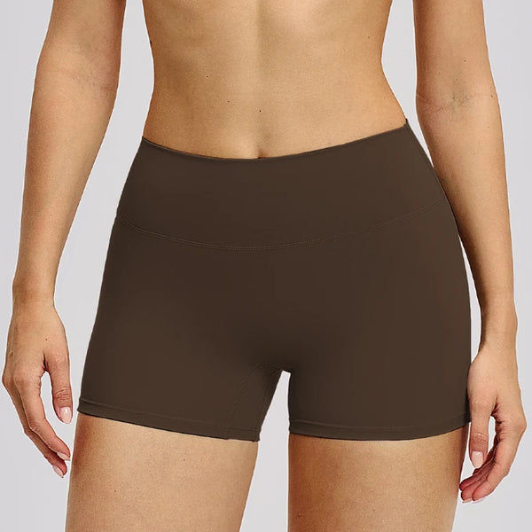 SPARK Simple High Waist Tummy Control Yoga Shorts ZC8519