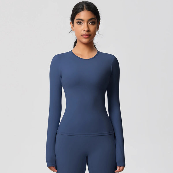 SPARK Normal Slim Yoga Fitness Long Sleeve Top LR7102