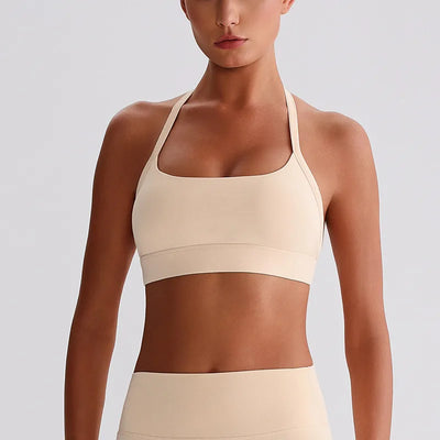 SPARK Breathable Halter Padding Sports Bra LQ8020