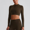 SPARK Fitness Cropped Long Sleeve Jacket LQ8022