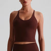SPARK Yoga Crop Top with Sexy Cross Back LQ8028