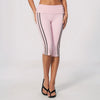 SPARK Women's Contrast Color Foldable Waist Capris Pants For Women ZC3588
