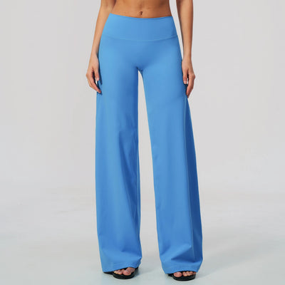 SPARK Brushed Slim-Fit Wide Leg Pants For Women ZC5529