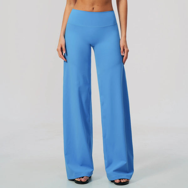 SPARK Brushed Slim-Fit Wide Leg Pants For Women ZC5529